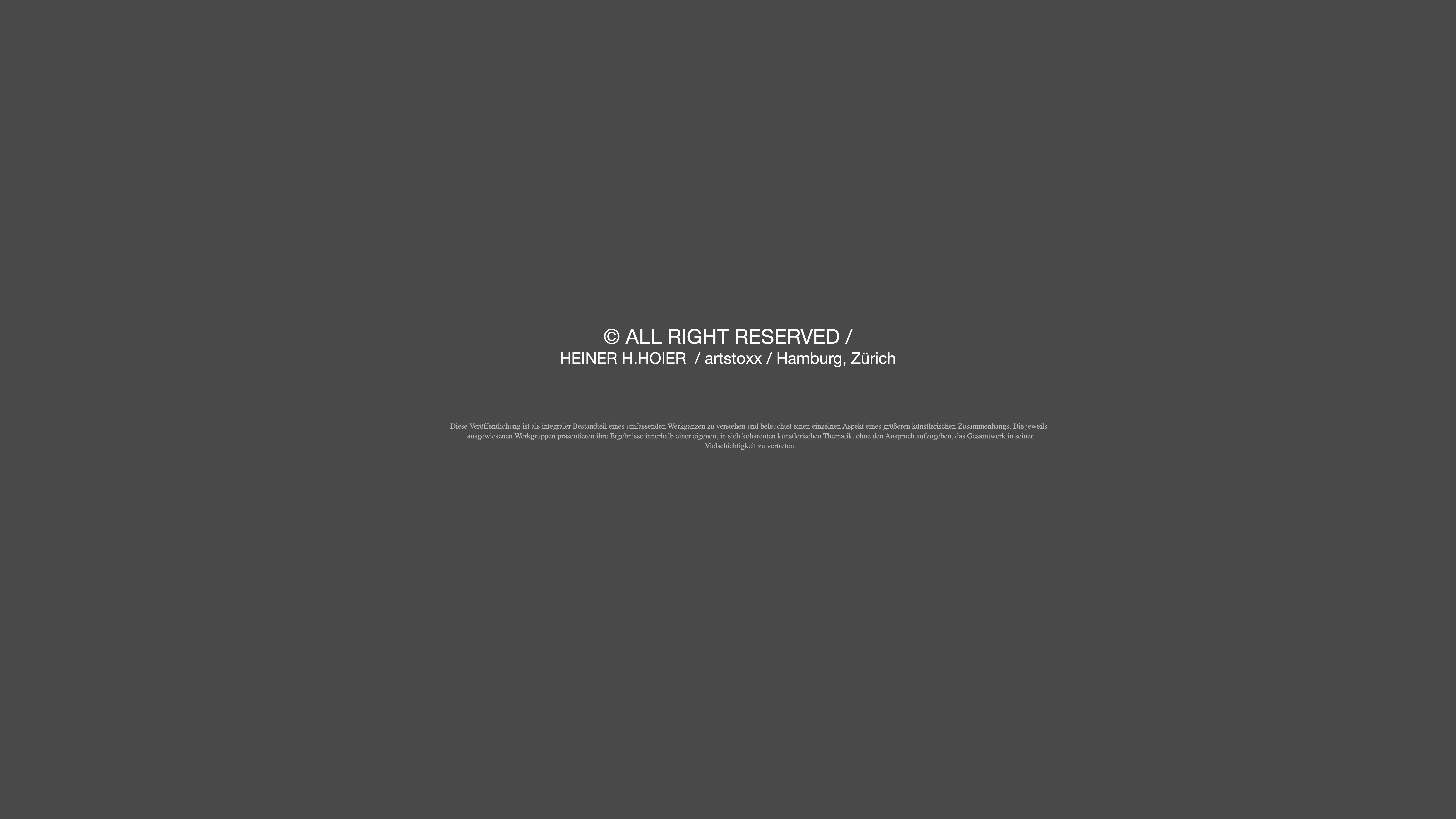 PARTS / Heiner H. Hoier / Hoier.works / Copyright and Network Links