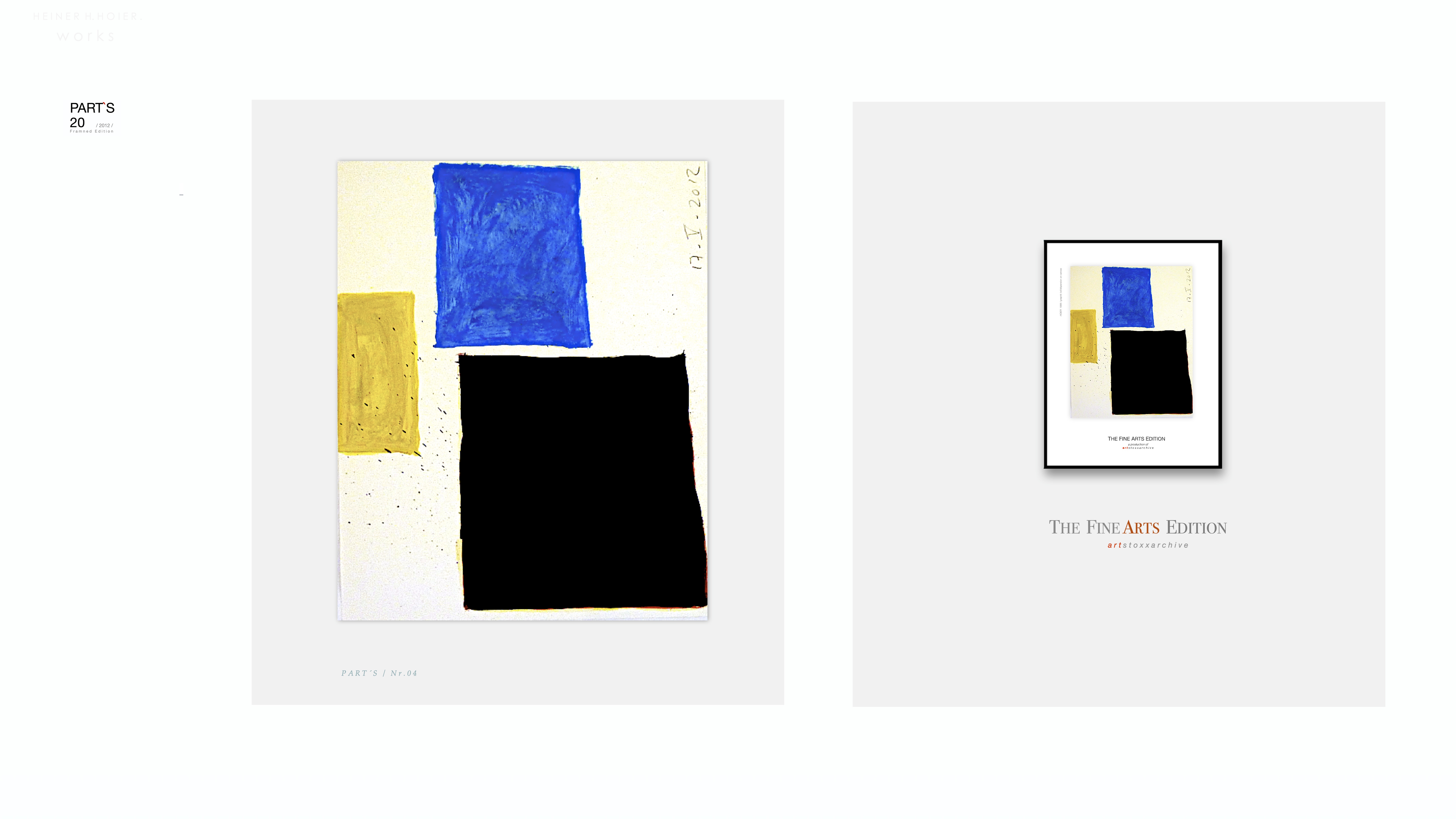 PARTS / Heiner H. Hoier / Hoier.works / PARTS No. 04 - 2012 / 4 / 7